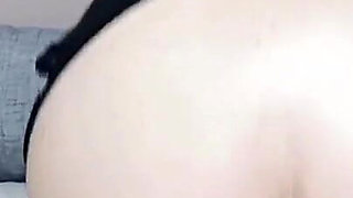 Riding 2 Dildos at Same Time Anal Fucking