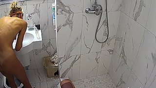 Amateur blonde fucked on cam