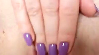 Handjob Pussy Closeup. Female Solo. Wet Pussy. Quarantine. Sitting at Home