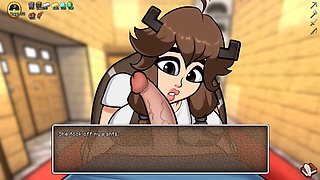 Getting heated in Minecraft with LoveSkySanHentai
