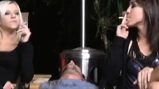 Lindsey Leigh & Tess - Ashtray Slave Audition