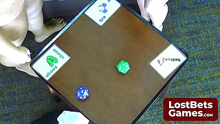 Michelle, Siren, Hannah, and Lakota playing Strip Croc and Balls