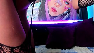 Solo ladyboy masturbation