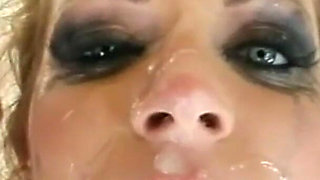 Petra, Euro Babe and 5 Dudes and a Bukkake