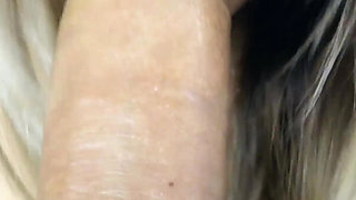 Russian amateur suck and ride pussy on monster cock