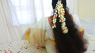 first night sex story of newly married couples. Wife Sex with Husband with Passionate Love Enjoying