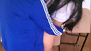The Shyest Girls Are the Biggest Whores! We Hide in the Classroom Just to Fuck! Part 2