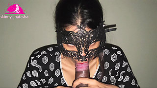 Intense Indian Blowjob POV - Cum in Mouth 4K