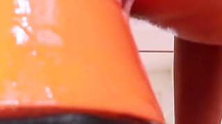 Slowmotion Traffic Cone Insertion