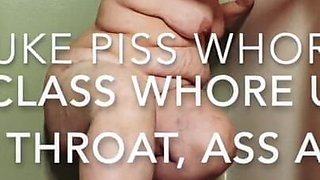BBW Whore Gags on Your Cock in the Shower