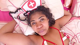 Wonderful nurse Belle11 in action