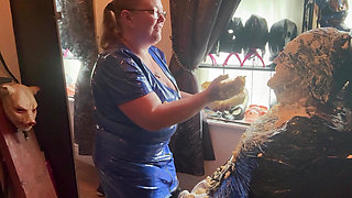 Sploshing and humiliation custom.