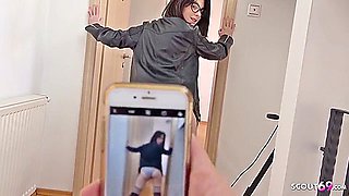 College Teen 18+ Sara Talk To Unfathomable Anal Casting