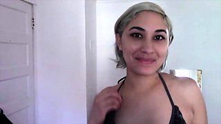 Blonde 69 lesbian licks brunette