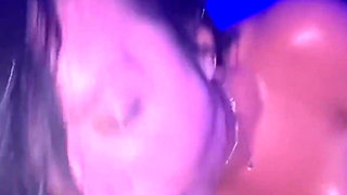 3 on 1 - Surprise Gang Bang for Our Friend After a Night at the Restaurant