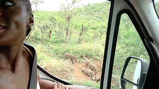 Ebony Babe s Deep African Road Head POV