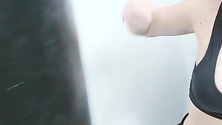 Naked Workout with Big Ass Latina