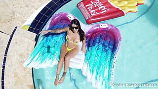 Poolside Oral Fest and Wet Group Sex Orgy - Big ass bikini babes