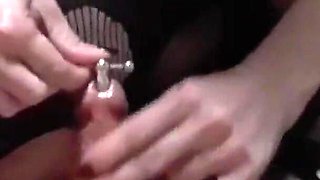 Urethral Sound First Fucks Me Then Breaks My Dick with a Big Probe
