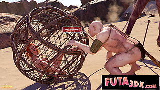 Futa3DX - Redhead Futa Lands On Planet & Gets FUCKED HARD By Alien Primals - COMIC