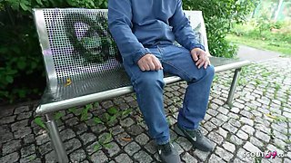 GERMAN SCOUT - Skinny Redhead Fan Fuck