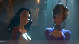 Uncensored anime hentai with rough fairy action and brutal monster encounters