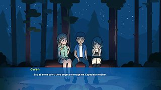 Camp Pinewood [v2.8.0] Part 22 Sexy Quarrel Gwen by Loveskysan69