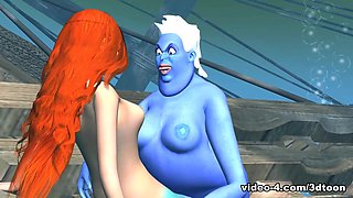 Mermaid's Lesbian Adventure - 3DToonTube