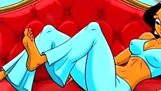 Princess Jasmine, Aladdin's Cuckolded Wife. Cartoon Parody