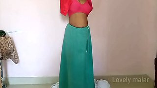 Village Aunty Saree Stripping After Bathing