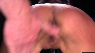 Tiny cunt submissive poled and spanked
