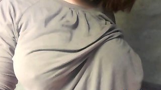 Big-Titted Blonde Latina Touches Her Boobs Solo on Webcam