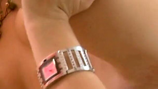 Brunette teen gets her pussy and butt hole toyed and licked