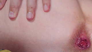 Break My Ass Until My Pussy Squirt. Massive Anal Creampie