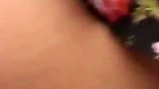 Milf in hold-ups blows her horny husband's cock
