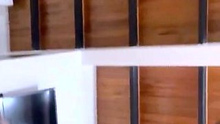 Amateur striptease and Solo masturbation