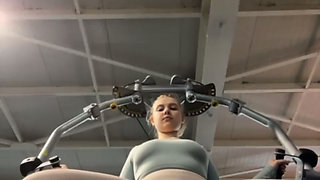 Workout and sex in the gym