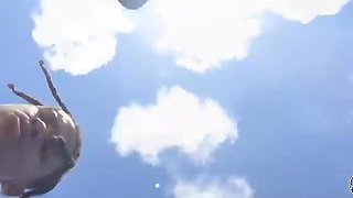 Latina MILF is enjoying a bbc guy fucking her pussy on a yacht
