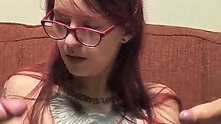 Tiny Vixen Doll Haven Moss Has Her First Threesome with Two Guys