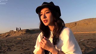 Asian Girl Blowjobs Outdoors POV