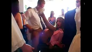 wedding whores are fucking in public