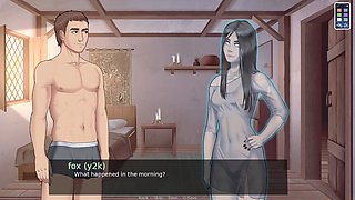 Lingerie-clad anime babe Misskitty2k gets down with hardcore pussy eating on a train