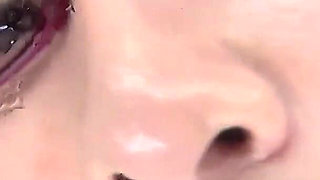 Thick Spit Hits Hard. Soaked Tongue Lingers. Teacher Tomoka Akari, Mouth Wide Open, Feeds You... and Your Fetish