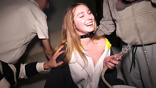 Big Cock Guys at Party Fuck Cute Girl's Tight Pussy Part 1