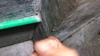 Bathroom boy masturbate