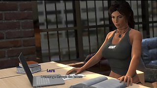 Lara Croft Adventures Gameplay 1 - Lara Croft Gets Fucked