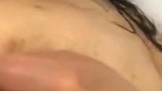 WildEnglishBBW in bath squeezing boobs rubbing my haiy pussy