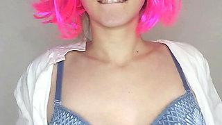 Let My Natural Tits and Kitty Mask Seduce You as I Masturbate