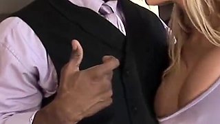 Goddess Blonde Milf with Huge Boobs Gets Banged by Bbc