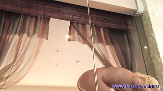Gentle nymphet at blonde clip